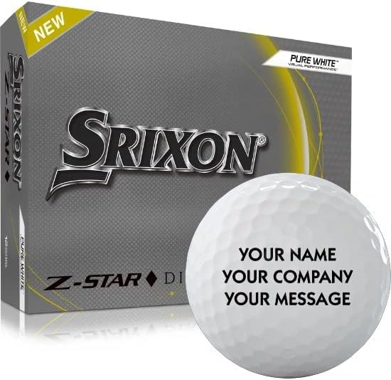Srixon 2023 Z-Star Diamond 2 Personalized Golf Balls