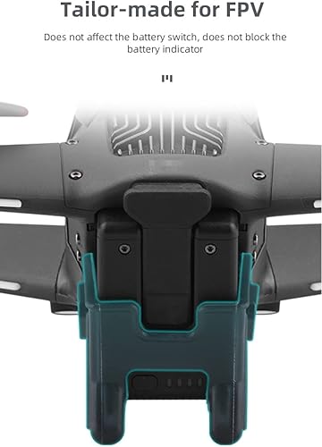 Miniatura 3 de BTG Cubierta protectora de batería 2 en 1 Protector de batería y tren de aterrizaje de elevación Accesorios a prueba de polvo para DJI FPV Drone