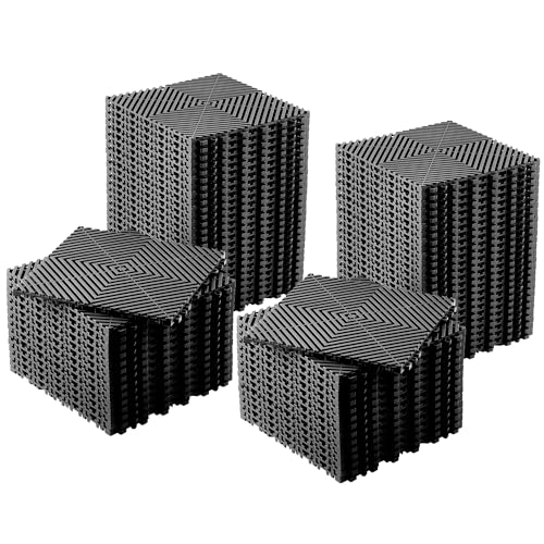 Interlocking Floor Tiles 100 Pack 12"X12" Waterproof Modular Cushion Mats,