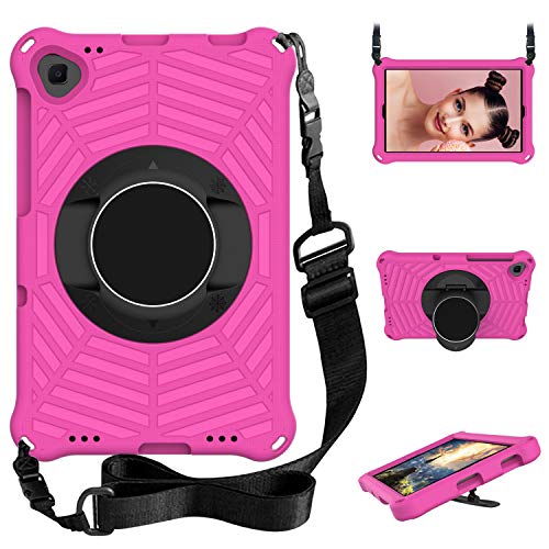 Coque Xiaomi Mi Pad 4 Plus antichoc enfant rose EVA housse avec support pivotant