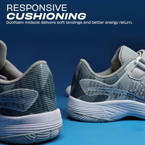 Image of Nivia Hy-Court 3.0 Kids Indoor Court Shoes, Lightweight Non-Marking Badminton Shoes with Cushioned Comfort & Durable Grip for Juniors