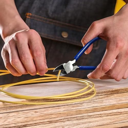 Image of Wire's Cutting Side Cutting Pliers - Diagonals Cuting Pliers, Flushes Cutters's, Small Wire's Cutterr for Crafting, Side Cutterr for Crafting, Jewelry, Soft Copper Wire, Floral. etc. (6 inch)