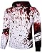 RAISEVERN Hoodies for Men Halloween I'm Fine Fleece Graphics Sweatshirts Pullover Blood Stains Novelty Hoody Cool Funny Hooded with Pocket
