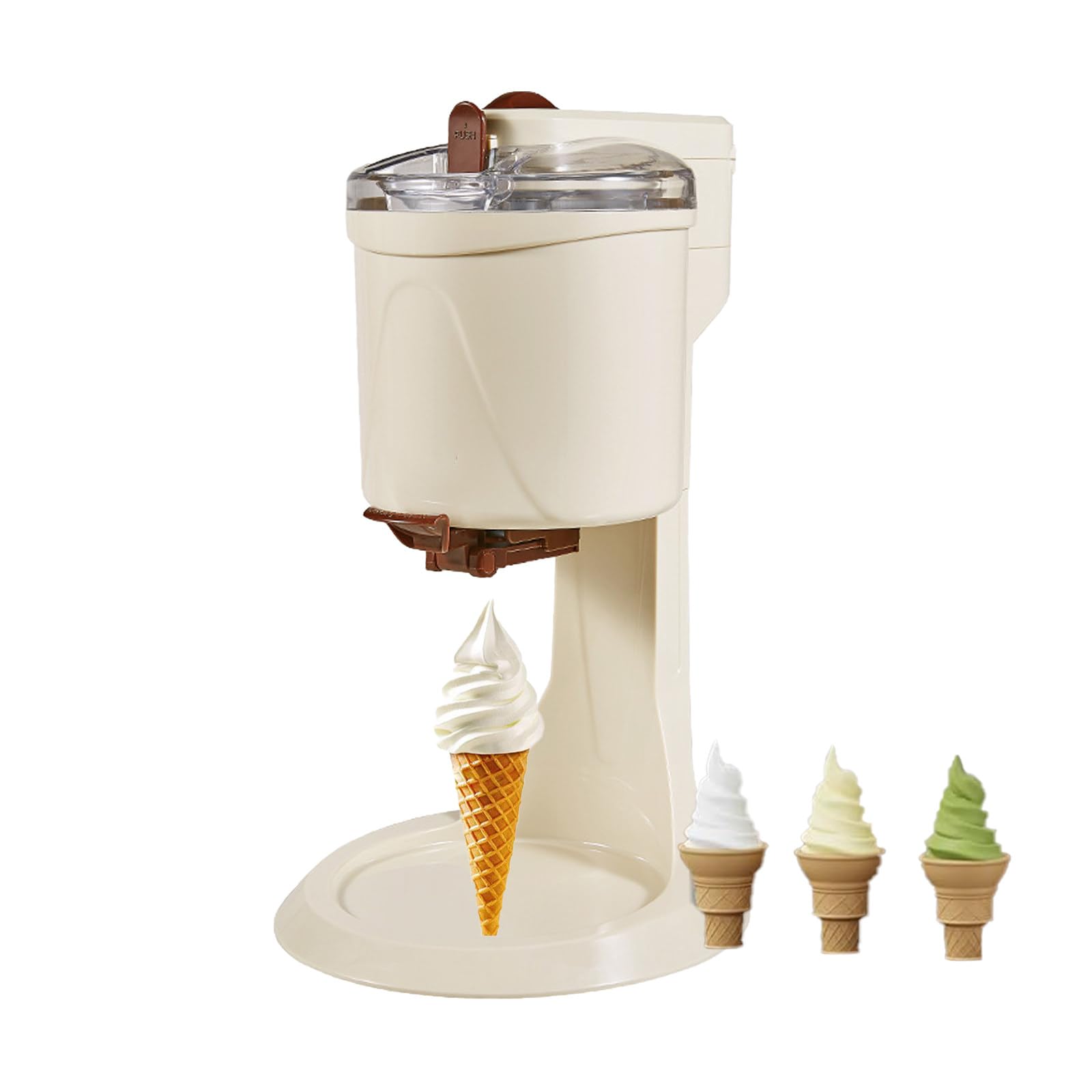 Gelatiere, Mini Macchina per Gelato Soft Completamente Automatica alla Frutta, Facile da Usare, Ideale per Preparare Un Sano Sorbetto Soft, 220 V