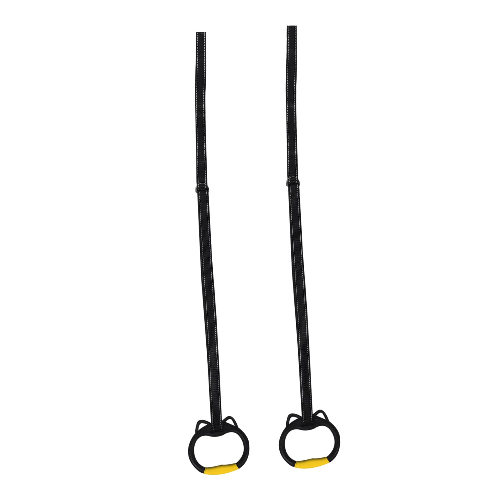 KOMBIUDA 1 Set Gymnastics Rings for Boys and Girls Exercise Gymnastics Bar Pull up Bar Rings Home Fitness Accessory