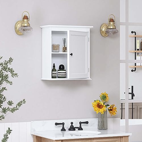 Spirich Small Bathroom Wall Cabinet, Wall Mounted Storage Cabinet thumb #1
