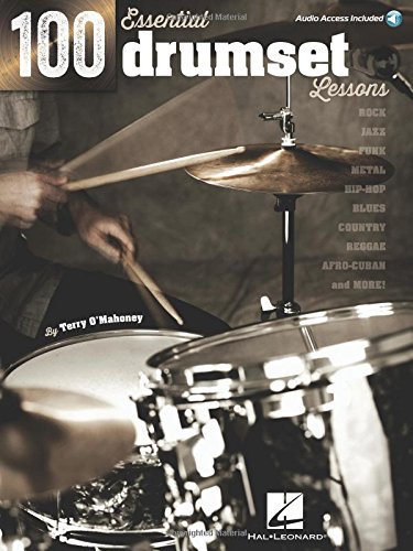 100 Essential Drumset Lessons Book/Online Audio