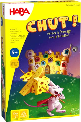 HABA - Chut ! - Jeux de société Enfant - Un Jeu d’adresse et de Concentration - 5 Ans et Plus - 307012