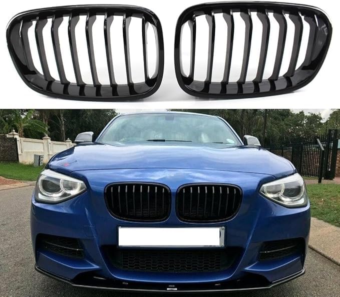 Parrilla para BMW F20 y F21 de lámina única para renovar el frontal
