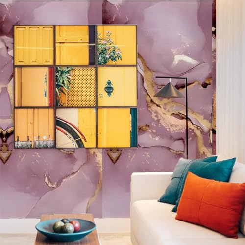 Image of TEKCOOL Marble Waterproof Oil Proof Wall Paper Furniture Kitchen, Cabinets, Almirah,Tabletop,Plastic Table, WoodenTable,Wardrobe,PVCDIY Self Adhesive Sticker(60x200cm) (Pink Gold Wallpaper-3pc)!
