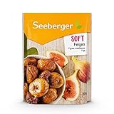 Seeberger Soft-Feigen, Honigsüße Bergfeigen mit kernigem Fruchtfleisch - für ernährungsbewusste Genießer - essfertig, getrocknet & pasteurisiert - ohne Zuckerzusatz, vegan (1 x 200 g)
