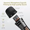 TONOR TW350 Wireless Microphones for Singing,UHF Handheld Dynamic Karaoke Mics& Receiver for Devices with XLR&6.35mm Audio Interfaz, 60 m for Karaoke, Wedding, DJ, Party, Church, TW350 Grey #1