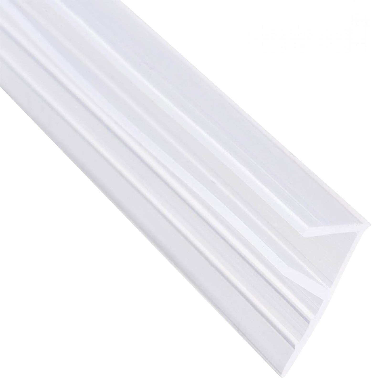 Joint de porte de douche en verre type F de 12 mm x 3000 mm sans cadre pour rail d'égouttement