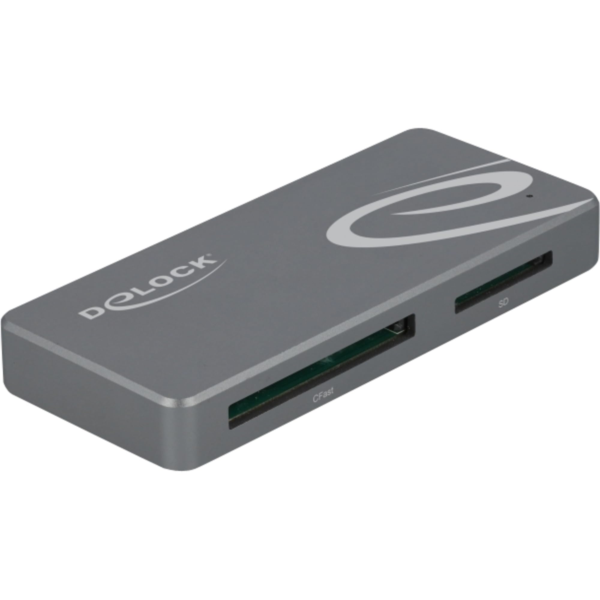 Delock Lector de Tarjetas USB Type-C™ para Tarjetas de Memoria CFast y SD.
