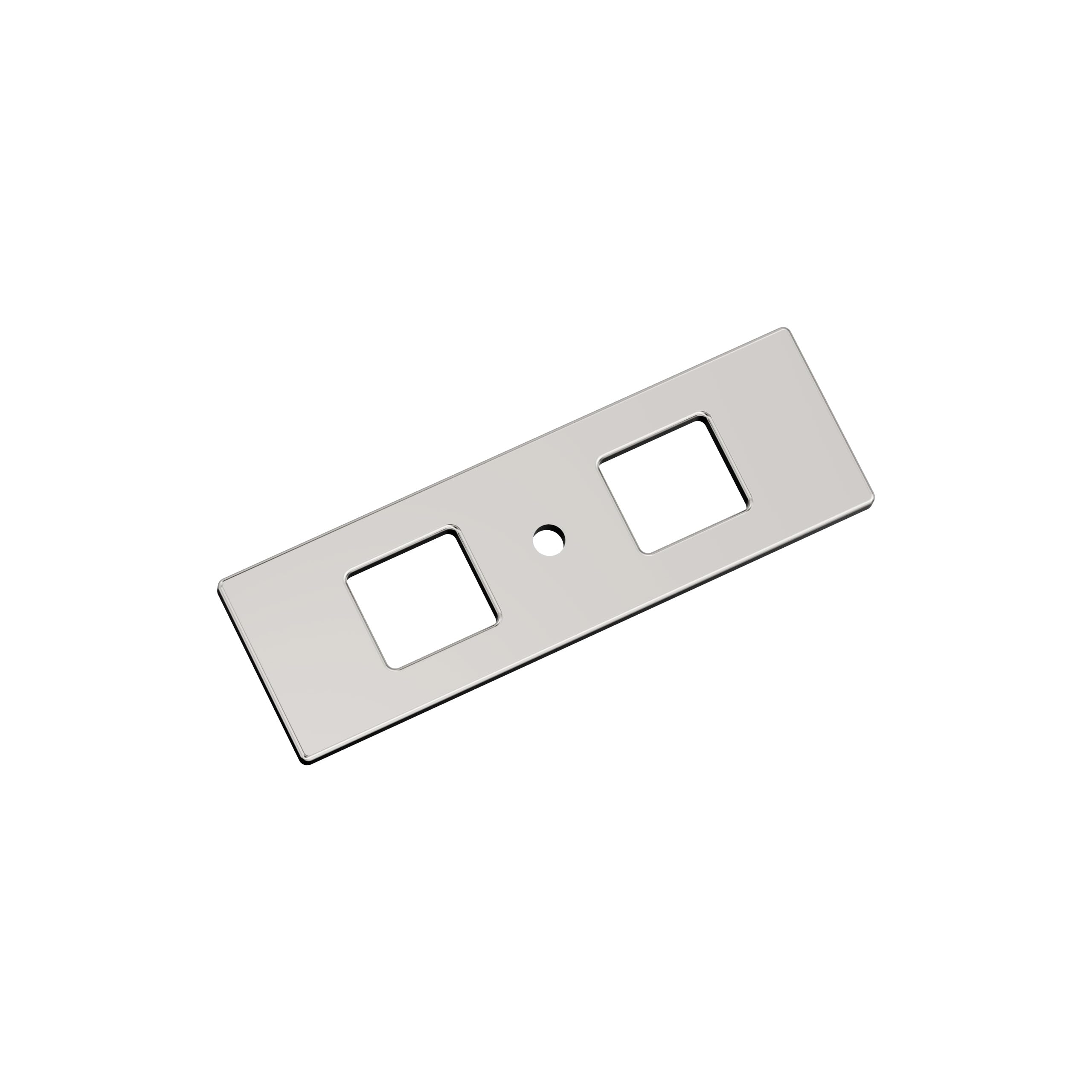 Amerock Medora Cabinet Knob Backplate - Satin Nickel -12