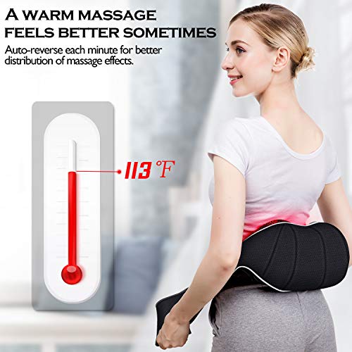Viktor Jurgen Shiatsu Neck And Back Massager With Heat Deep Tissue Kneading Sports Recovery Massagers For Neck, Back, Shoulders, Foot , Relaxation Gifts For Him,Her,Women,Men #TOP5