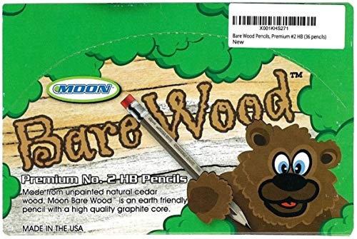 Lápices Naturales Bear Wood N°2 HB Paquete 36 miniatura 2