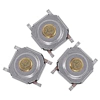 Vista 1 de Socobeta Tactile Push Button, Accurate SMD Micro Switch Brass Light Touching Light Waterproof for Digital Instruments