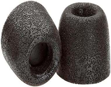 COMPLY Foam Tx-500 Ear Tips for KZ ZS10, ZSN, AS10, ZAX, ZSX, Moondrop Starfield, Aria, Kato, Fiio F9, Aukey EP-B40 and More | Ultimate Comfort | Unshakeable Fit | TechDefender | Medium, 3 Pairs, Black