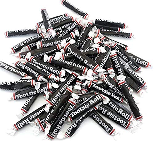 CrazyOutlet Tootsie Rolls Juniors Taffy Candy, Individually Wrapped, Bulk Pack 2 Pounds