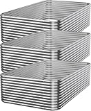 Mostmahes 3 PCS Tall 4x2ft Galvanized Raised Garden Bed Outdoor, Metal Garden Bed for Vegetables, Above Ground Garden Box for Flower, Steel Raised Beds for Gardening