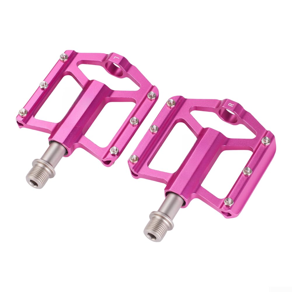 Pedales de bicicleta de montaña de 3 rodamientos, pedales de ciclismo antideslizantes, pedales para la mayoría de bicicletas, pedales plegables compactos para almacenamiento