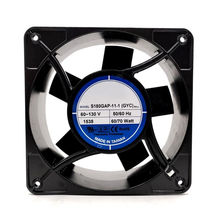 Ventilateur 180mm 60-130V à haut flux d'air 60/70W modèle 18060