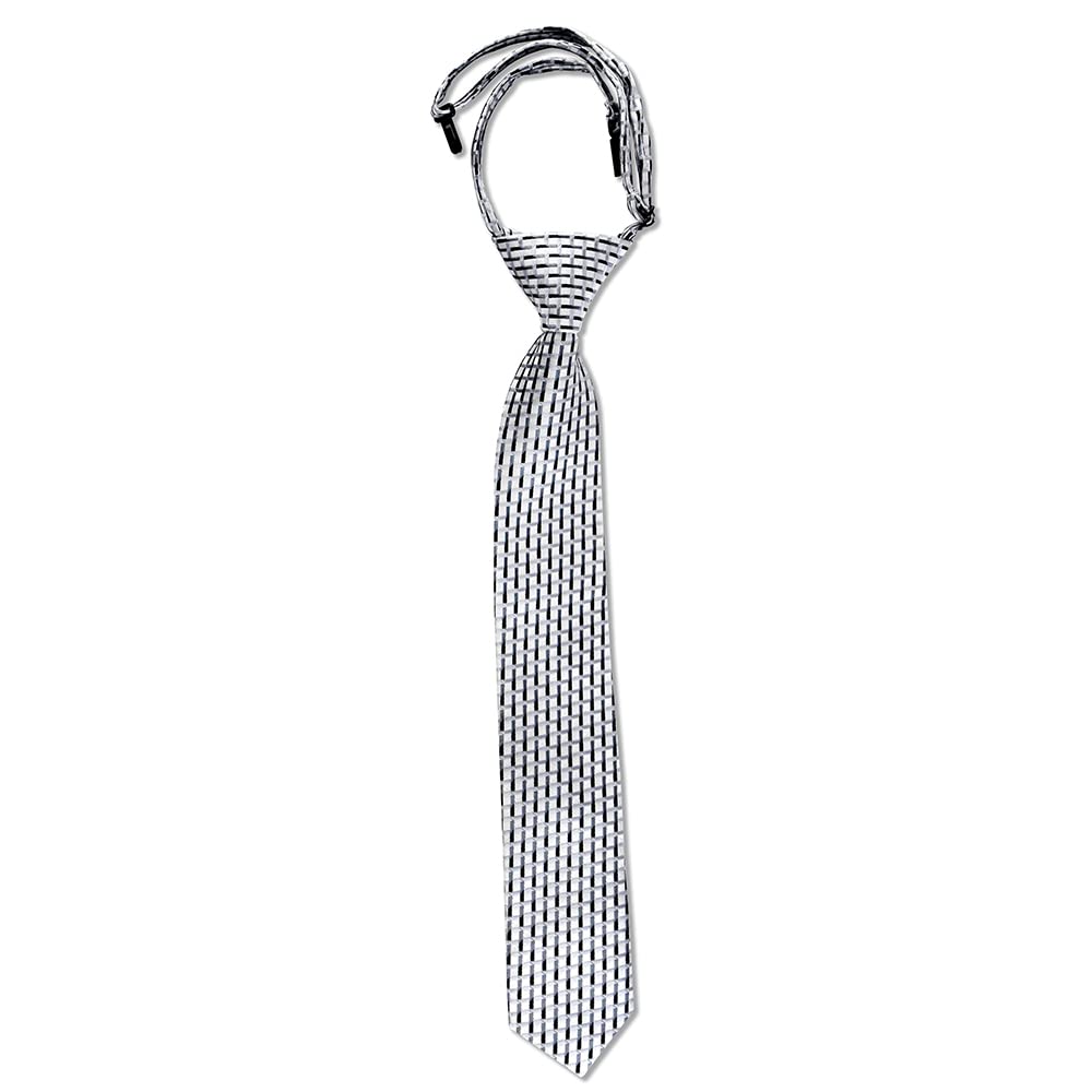 LifebeatsTied to Eternity Boys Silver Microfiber Necktie by Ringmasters, Silver, Boys