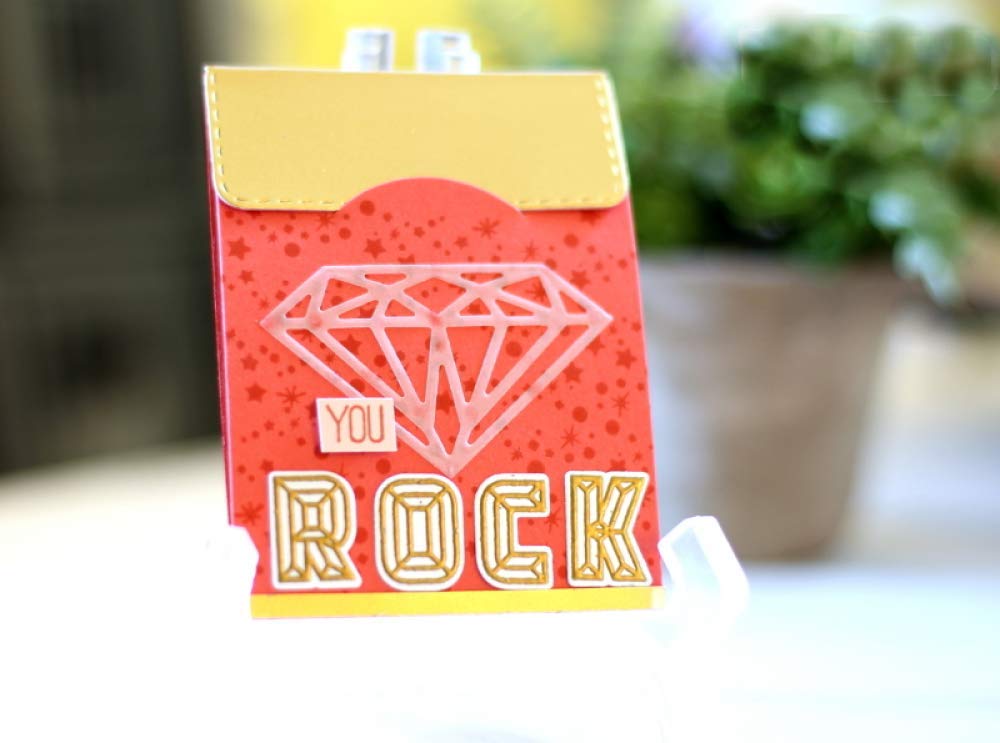 CYFUN Design - Fustella Metallica Per Biglietti E Scrapbooking - Sagoma Per Taglio E Goffratura, Motivi Vari, Facile Da Usare, Fai Da Te Creativo - 2