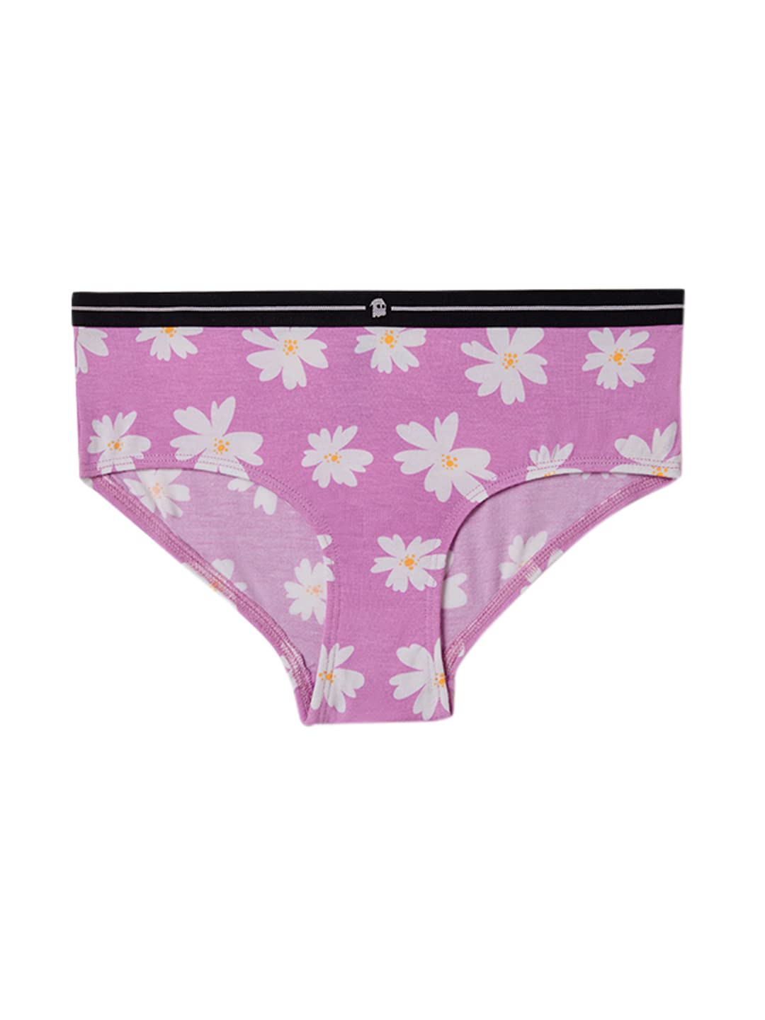 The Souled Store Women Daisy Lavender Printed Hipster Underwear