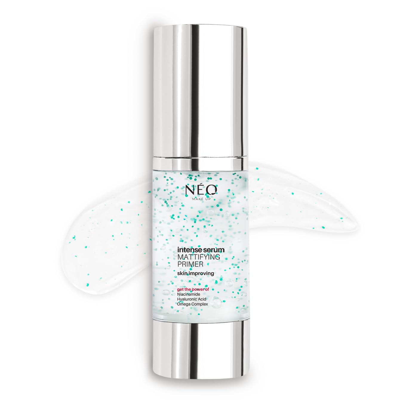NÉO Make Up Primer Opacizzante – Primer Gel Effetto Matt Con Riduzione Dei Pori – Con Niacinamide, Acido Ialuronico E Complesso Omega – Per Pelle Grassa O Mista – 30 Ml-image