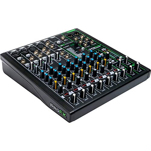 Mackie ProFX10v3 10-Channel Professional Analog Mixer with USB, Onyx Mic Preamps and GigFX Effects Engine