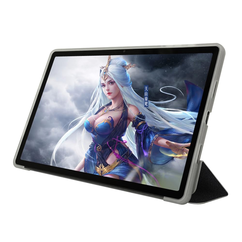 INSOLKIDON Compatibile con Sony Xperia Tablet Z - 10.1 inch Tablet Custodia protettiva in pelle Cover con Funzione di Supporto, Auto Svegliati/Sonno,Cover Protezione in PU Pelle (Black