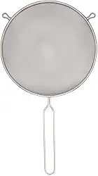 Mimo Style, Peneira Coador Redondo Multiuso para Cozinha, Inox, 44cm - Prata