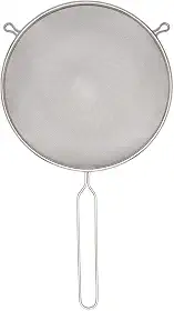 Mimo Style, Peneira Coador Redondo Multiuso para Cozinha, Inox, 44cm - Prata