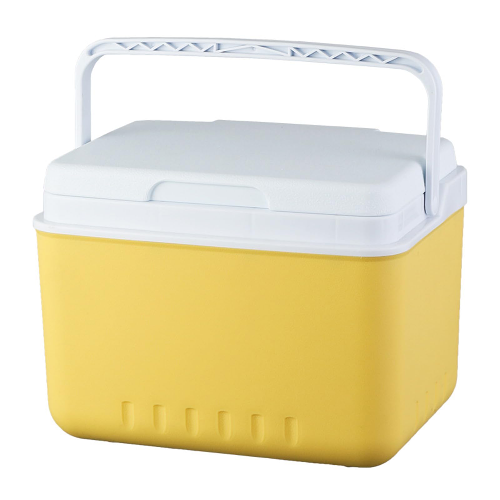Refrigerador de coche de 6 litros, caja de enfriadores duros para exteriores, cubo de hielo portátil para picnics al aire libre, caja de pesca, pecho aislado