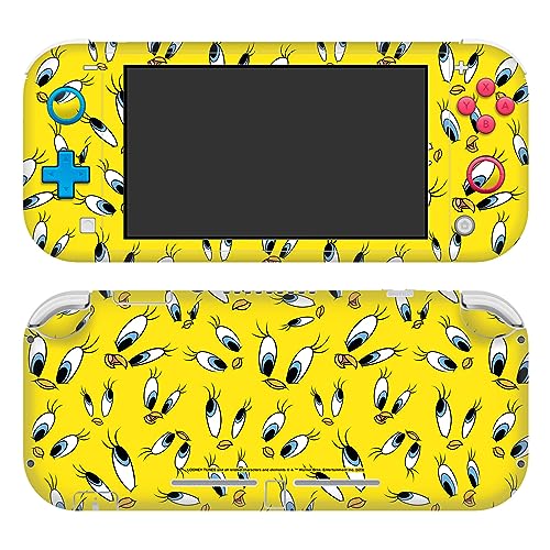 Skin autocollant Switch Lite Looney Tunes Tweety vinyle de protection pour console de jeu