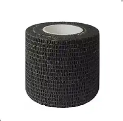 Bandagem Adesiva Elástica Flexível Jiu Jitsu 5cmx4,5m Thumb Tape Finger Tape Evita Lesões na mão (Preta)