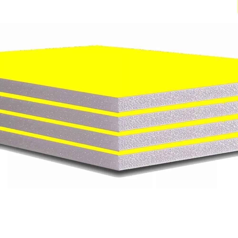 A1,A2,A3,A4,A5 Foam Board - Black (Pack of 10) - Black -Foam Core Polystyrene - Photo Foam Board - for Presentation, Mounting, Arts & Crafts (Yellow, A4)