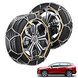 Snow Chains for Toyota RAV4, Auto-locking Cable Traction Tire Chain, RAV4...