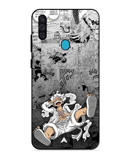 Image of Premium Anime 2 Case for Samsung Galaxy M11 (Glossy Finish) Soft-Touch Metal TPU Back Cover, Shockproof, Designer, Aesthetic Mobile Phone Case