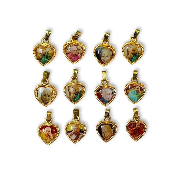 Guru Ji Swaroop Pendant & Locket Pack of 12 | Small Size Spiritual Pendants for Neck Chain | Devotional Blessing Locket for Men Women Kids | Daily Wear Religious Gift Collection-image-5