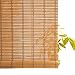 Produktbild JXQ Roller-Bambus-Jalousien Retro, natürliches Holzfenster schattiert Jalousien, Sonnenschirmhitze-Isolierung römische Vorhänge mit Heber, Bambus-Türvorhang, für den Innen- / Außen- / Garten