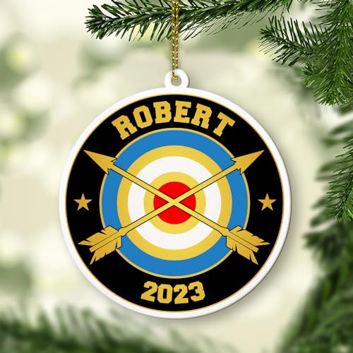 Personalized Archery Ornament - Archery Team, Custom Name