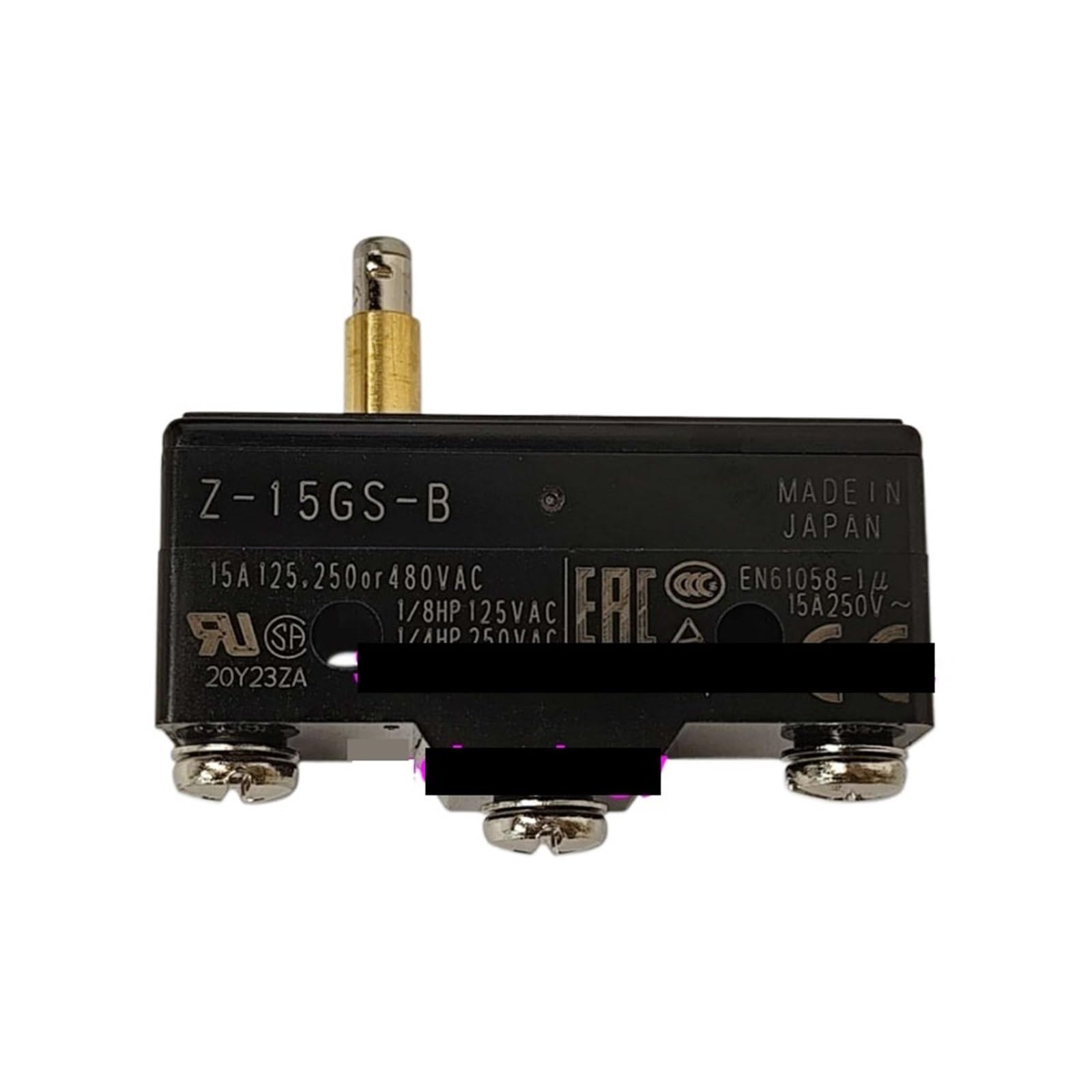 CXFCIHFT 2pcs Z-15GS-B Z-15ESR Micro Switch 15A 250V(Z-15GS-B)