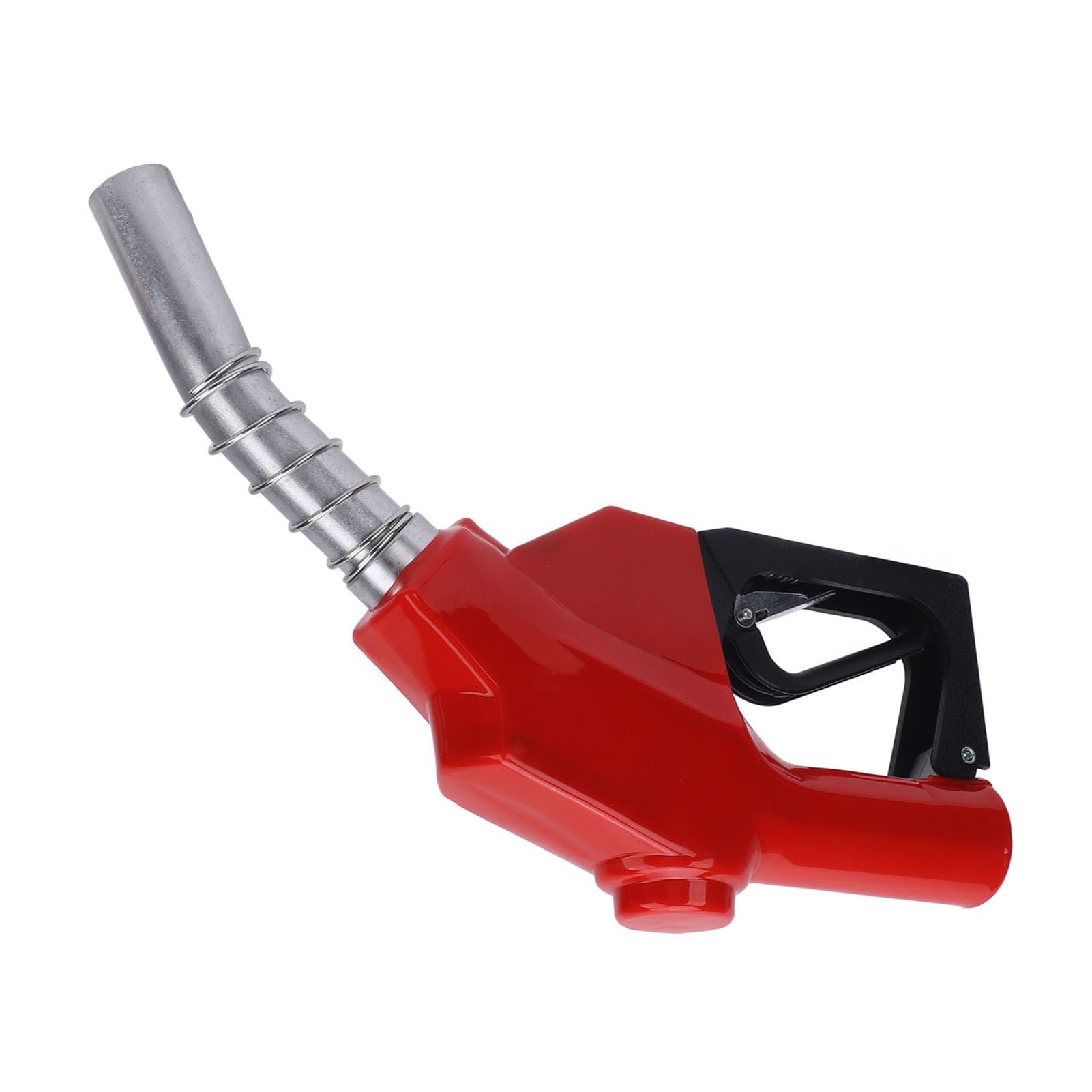 CHICIRIS Boquilla de de Apagado Automático Boquilla de Automática de Metal ABS Rojo para Gasolina Queroseno con Parada Automática Agarre Ergonómico Recarga Rápida para Usuarios de Automóviles (32mm)