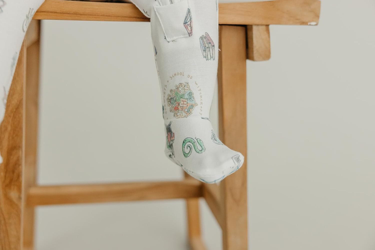 Copper Pearl Zip-Up Footie Baby Pajamas: Ultra-Soft Boys & Girls Pajamas, Premium Knit Fabric in Stylish Prints, Tag-Free with Two-Way Zipper, Sized Newborn to 24 Months, Wizarding World - Image 5