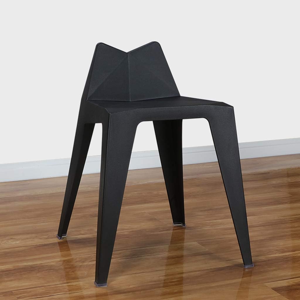 Simple Creative Chair backrest Stool Restaurant Tea Lounge Chair Cafe Fashion Personality Chair Stool (Color : Brown) Colour:Smoky (Color : Green) (Yellow)