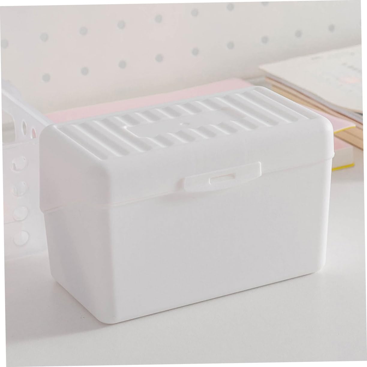 Veemoon Boîte 1 Pièce Porte-cartes De Visite Transparent Titulaire De La Carte De Visite Rack D'affichage Des Stands Afficher Stockage Accessoires De