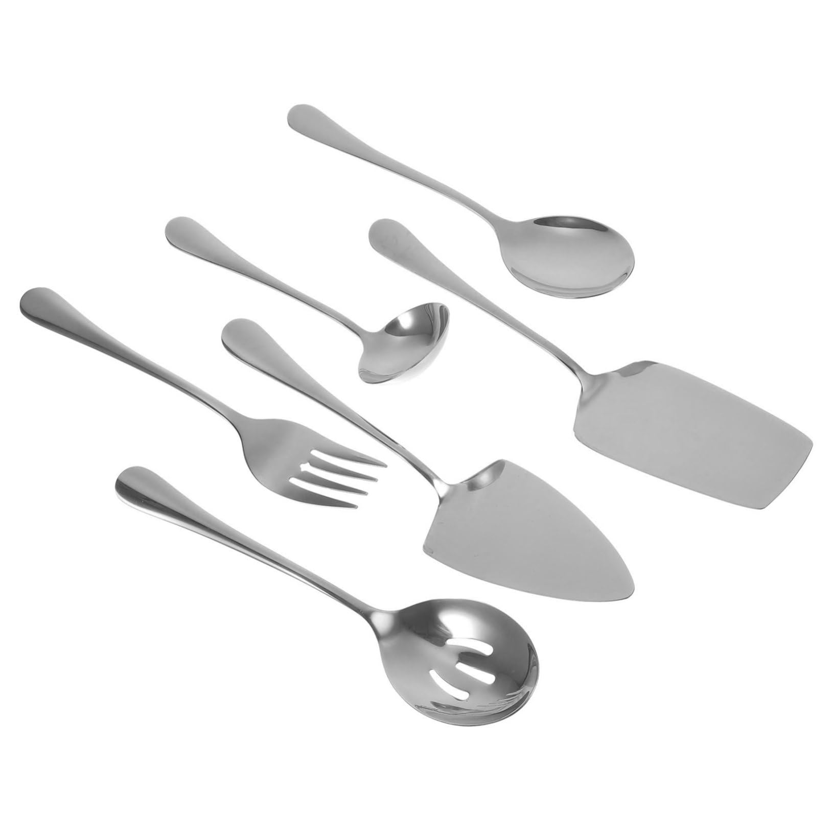 Mipcase Couverts de Service Acier Inoxydable Pelle à Tarte Spatule à Gâteau Pelle à Fromage